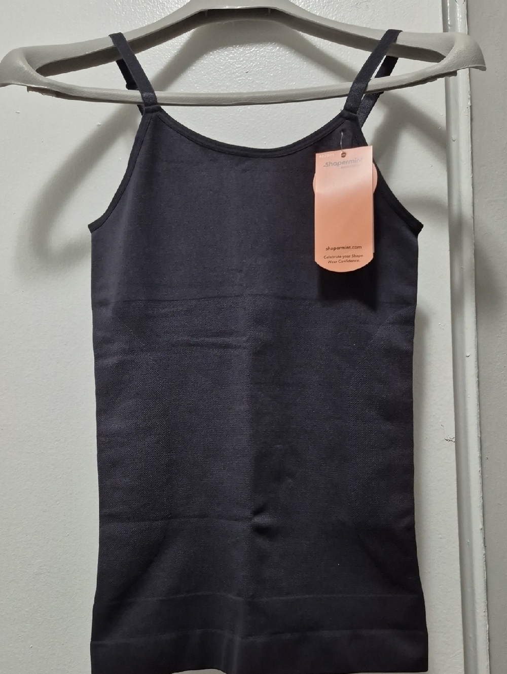 Shapermint Black Scoop Neck Cami Tank Top